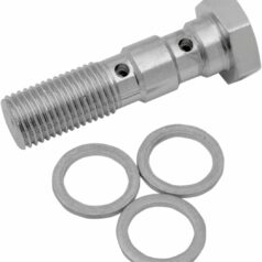 DUAL BANJO BOLT 3/8"-24 CHROME