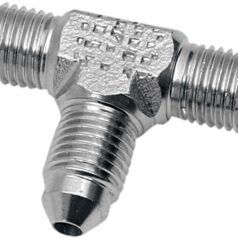 BRAKE-TEE AN-3 MALE CHROME