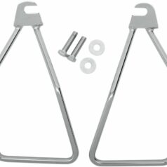 SADDLEBAG SUPPORT BRACKET SINGLE BOLT MOUNT CHROME