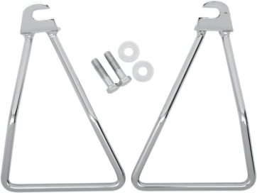 SADDLEBAG SUPPORT BRACKET SINGLE BOLT MOUNT CHROME