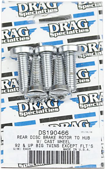 REAR BRAKE DISC BOLT KIT