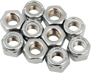 NYLON INSERT NUT 5/16-18 CHROME