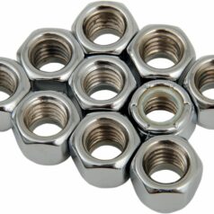 NYLON INSERT NUT 3/8-16 CHROME