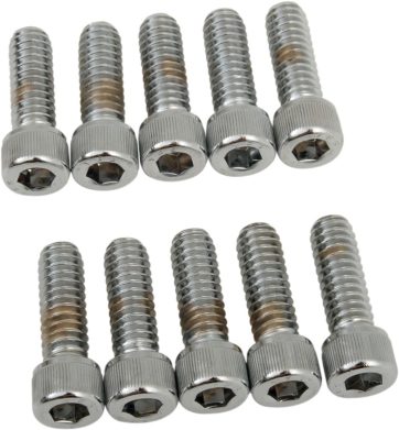 SOCKET-HEAD BOLT 1/4-20X0.75 KNURLED CHROME