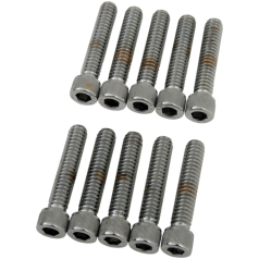 SOCKET-HEAD BOLT 1/4-20X1.25 KNURLED CHROME