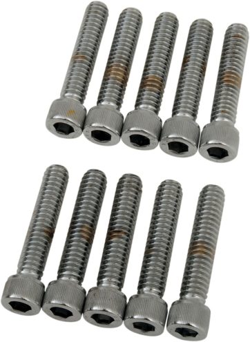SOCKET-HEAD BOLT 1/4-20X1.25 KNURLED CHROME