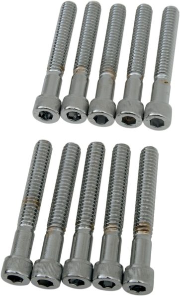 SOCKET-HEAD BOLT 1/4-20X1.75 KNURLED CHROME