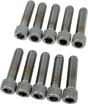 SOCKET-HEAD BOLT 5/16-18X1.25 KNURLED CHROME