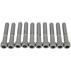 SOCKET-HEAD BOLT 5/16-18X1.75 KNURLED CHROME