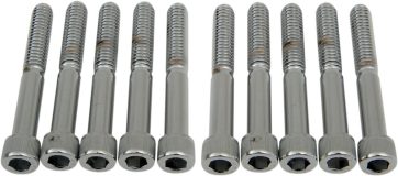 SOCKET-HEAD BOLT 5/16-18X2.25 KNURLED CHROME