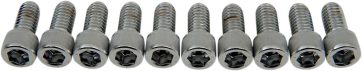 SOCKET-HEAD BOLT 3/8-16X0.75 KNURLED CHROME