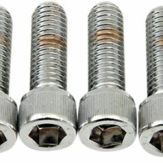 SOCKET-HEAD BOLT 3/8-16X1.25 KNURLED CHROME