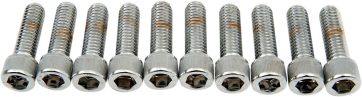 SOCKET-HEAD BOLT 3/8-16X1.25 KNURLED CHROME