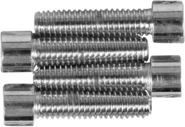 CHROME SOCKET-HEAD HANDLEBAR CLAMP BOLT KIT SMOOTH