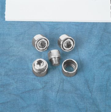 CHROME SOCKET-HEAD ROCKER ARM SHAFT END PLUG 1/2-20