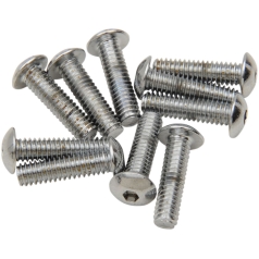 BUTTON-HEAD BOLT 8-32X0.5 CHROME