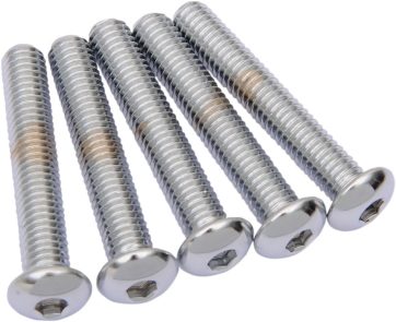 BUTTON-HEAD BOLT 3/8-16X2.5 CHROME