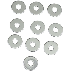 FLAT WASHER 0.34375"I.D. 0.078125" THICKNESS CHROME