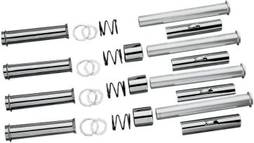 PUSHROD TUBE KIT CHROME