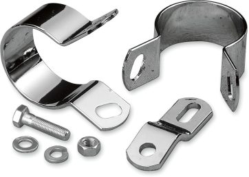 MIDWAY EXHAUST MOUNT CLAMP CHROME