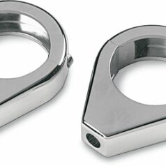 TURN SIGNAL FORK CLAMP CHROME 41MM