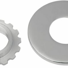 STEERING STEM BEARING ADJUSTING NUT W/ COVER