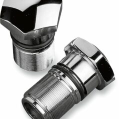 FORK TUBE CAPS CHROME
