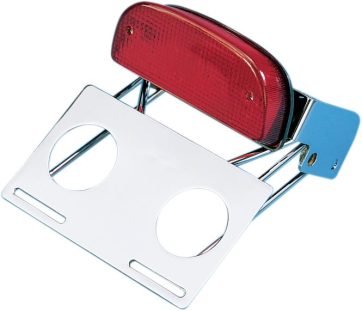CUSTOM TAILLIGHT/LICENSE PLATE ASSEMBLY FOR 7" FATBOB FENDER