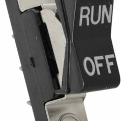 ROCKER SWITCH RUN/OFF BLACK