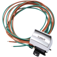 HANDLEBAR SWITCH RIGHT TURN SIGNAL CHROME