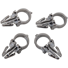 HANDLEBAR WIRING CLIPS 0.375" CHROME