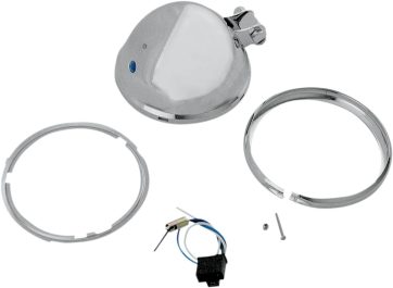 REPLACEMENT HEADLIGHT SHELL 5.75" BOTTOM-MOUNT CHROME