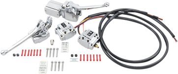 HANDLEBAR CONTROL KITS WITH SWITCHES CHROME