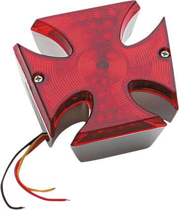 TAILLIGHT LED MALTESE CROSS
