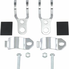UNIVERSAL FORK-MOUNT MARKER LIGHT BRACKET CHROME