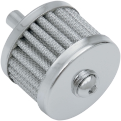 CRANKCASE FILTER W/ CENTER BOLT CHROME