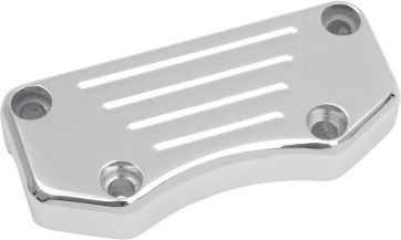 HANDLEBAR CLAMP 1.25" BUFFALO BALL-MILLED CHROME