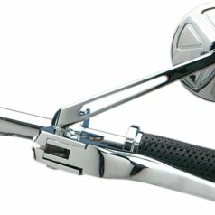 NESS STEALTH III ROUND 3.5" W/ 6" STEALTH II STEM CHROME