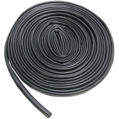 SHRINK TUBE BLACK 0.375"/0.188" 25'