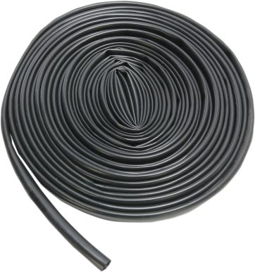 SHRINK TUBE BLACK 0.375"/0.188" 25'