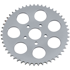REAR CHAIN SPROCKET DISHED 51T STEEL/CHROME