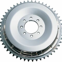 BRAKE DRUM/SPROCKET SET CHROME