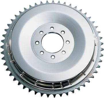 BRAKE DRUM/SPROCKET SET CHROME