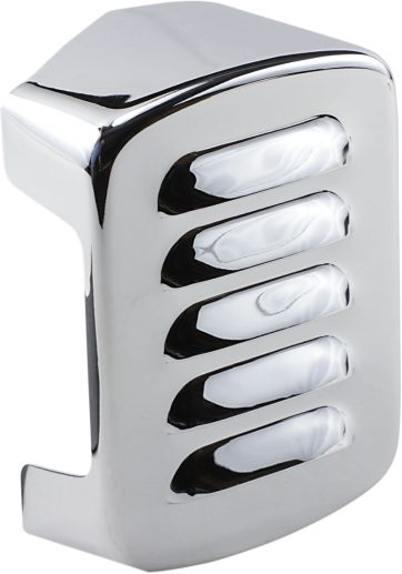COIL COVER LOUVERED CHROME