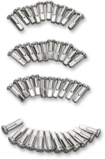 NIPPLE SET 0.965" STEEL/CHROME