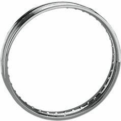 FRONT RIM 21"X2.15" 40-HOLE STEEL CHROME