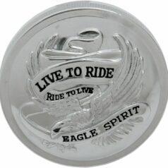 GAS CAP LIVE-TO-RIDE 3" NON-VENTED CHROME