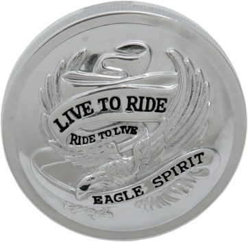 GAS CAP LIVE-TO-RIDE 3" NON-VENTED CHROME