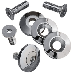 TANK MOUNT KIT FOR FLAT-SIDE TANKS CHROME