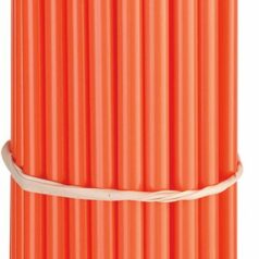 80-PACK POLYURETHANE SPOKE SKINS ORANGE